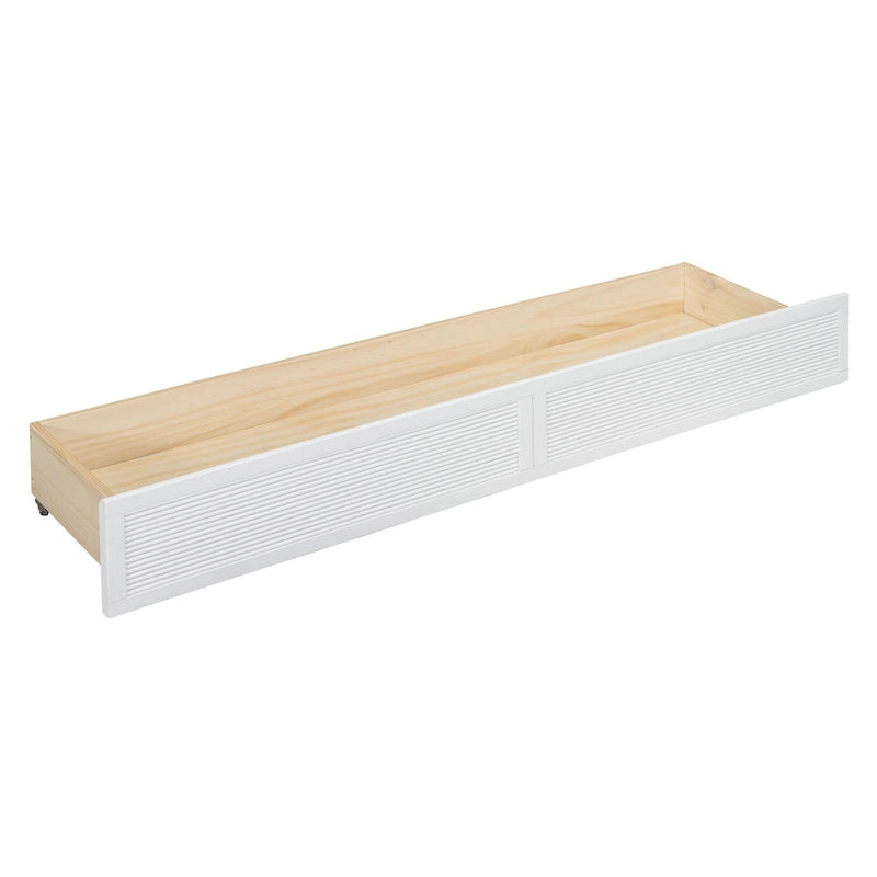 Lit escamotable avec grand tiroir, ports USB et prises de courant