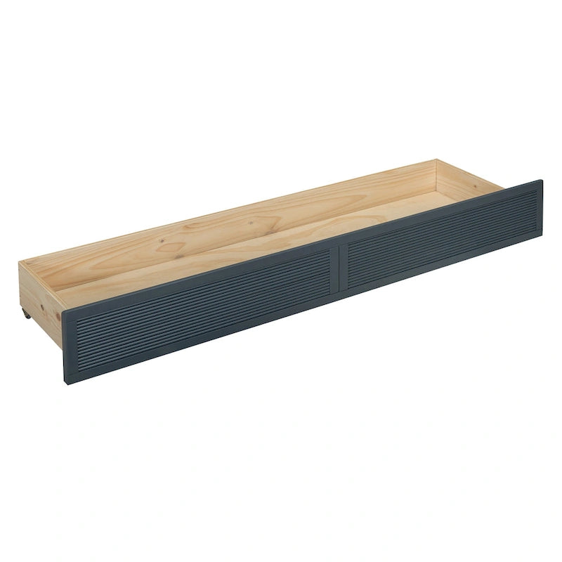 Lit escamotable avec grand tiroir, ports USB et prises de courant
