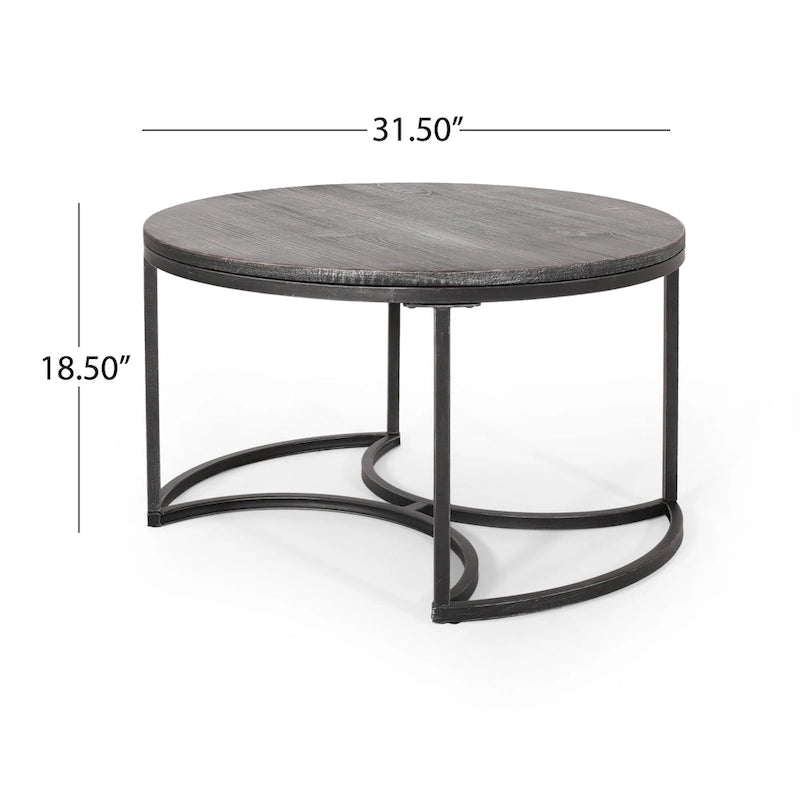 Table basse industrielle moderne