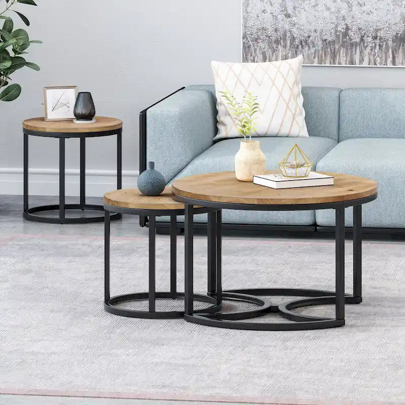 Table basse industrielle moderne