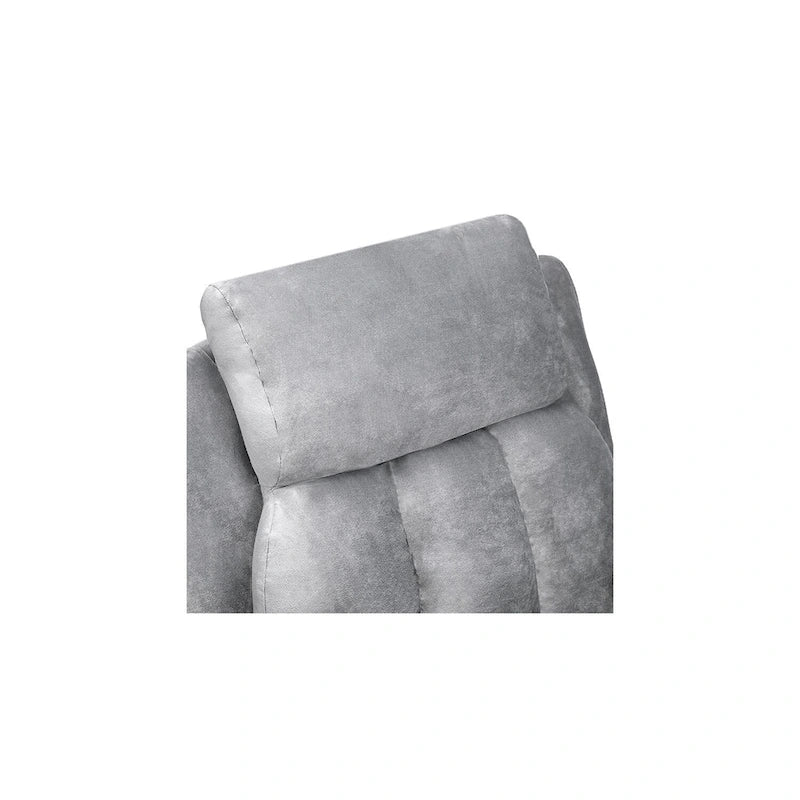 Fauteuil inclinable pour enfants de luxe avec repose-tête en microfibre