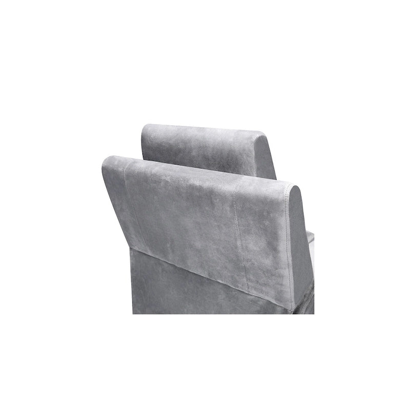 Fauteuil inclinable pour enfants de luxe avec repose-tête en microfibre