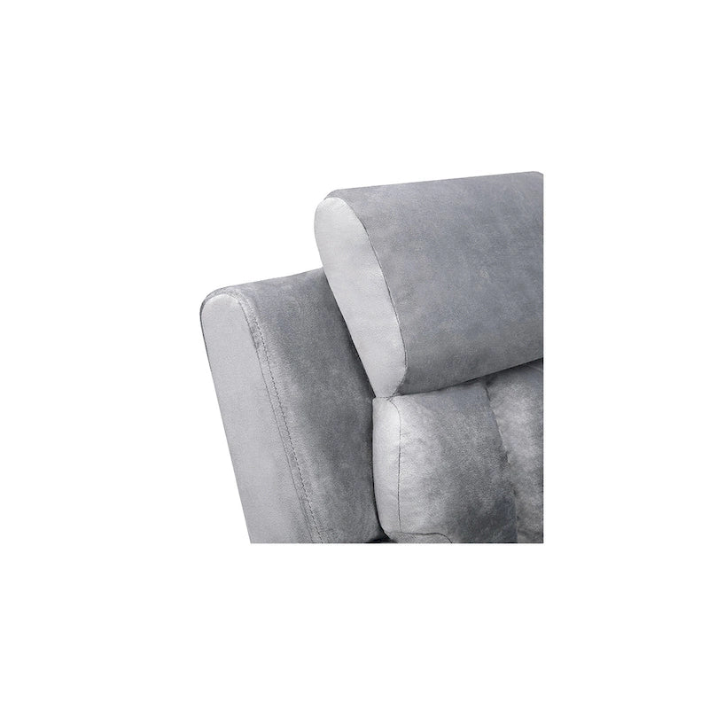 Fauteuil inclinable pour enfants de luxe avec repose-tête en microfibre