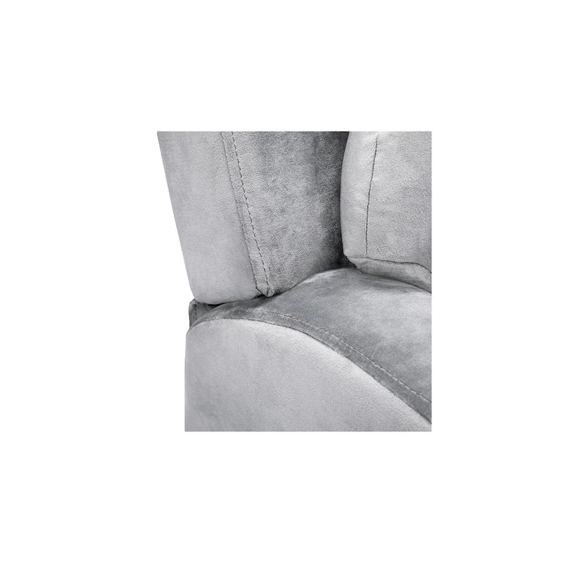 Fauteuil inclinable pour enfants de luxe avec repose-tête en microfibre