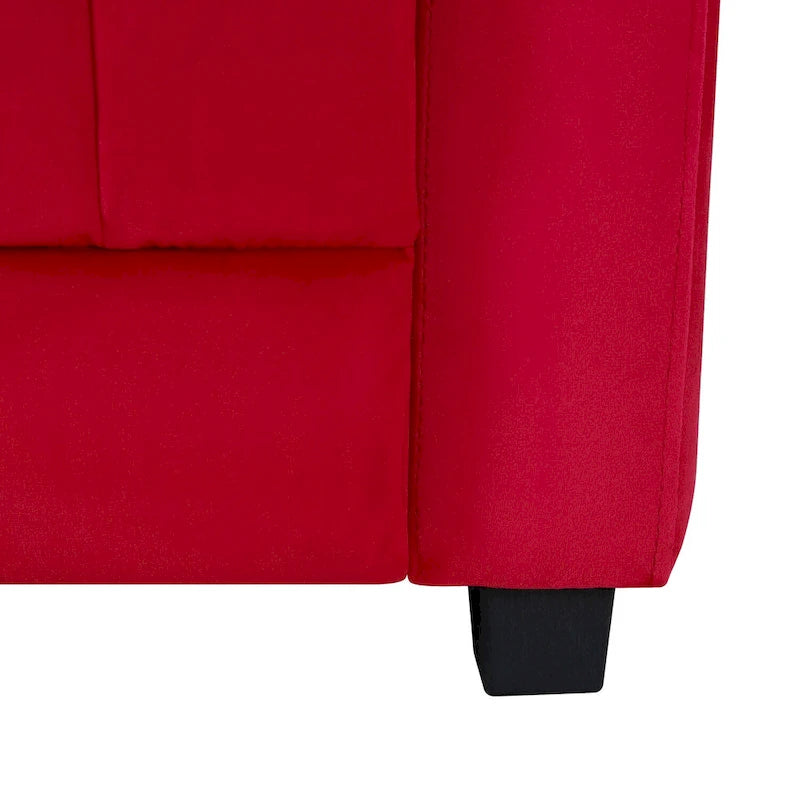 Fauteuil inclinable pour enfants de luxe avec repose-tête en microfibre