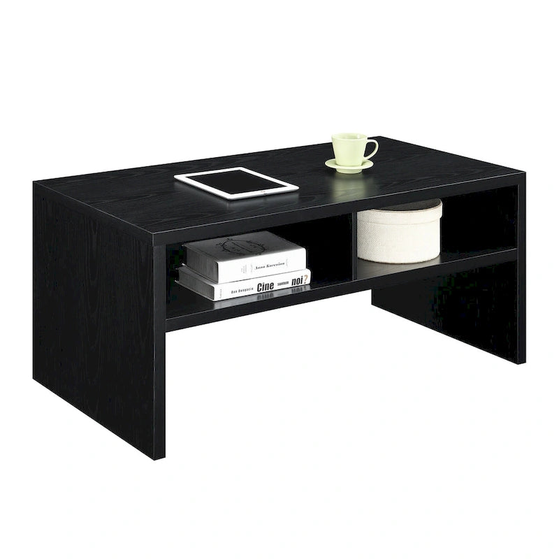 Table basse de luxe avec étagères