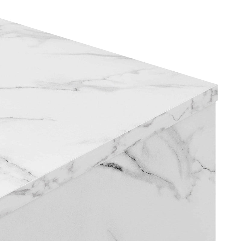 Table basse de luxe avec étagères
