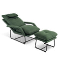Fauteuil inclinable d'appoint avec Ottomane, Fauteuils avec Dossier réglable Chambre à coucher