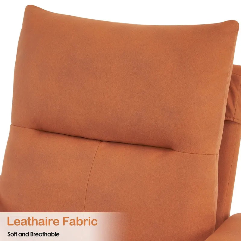 Fauteuil inclinable d'appoint avec Ottomane, Fauteuils avec Dossier réglable Chambre à coucher