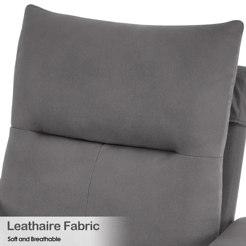 Fauteuil inclinable d'appoint avec Ottomane, Fauteuils avec Dossier réglable Chambre à coucher