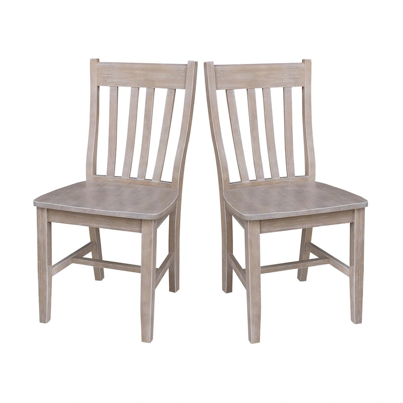 Chaises d'école en bois massif