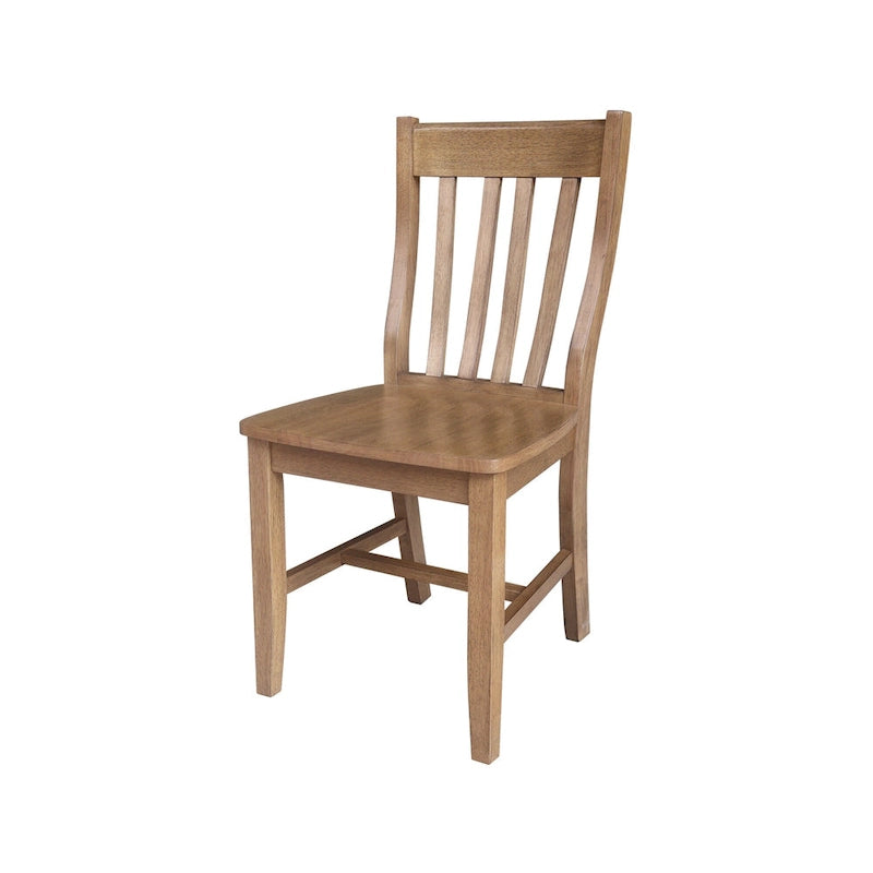 Chaises d'école en bois massif
