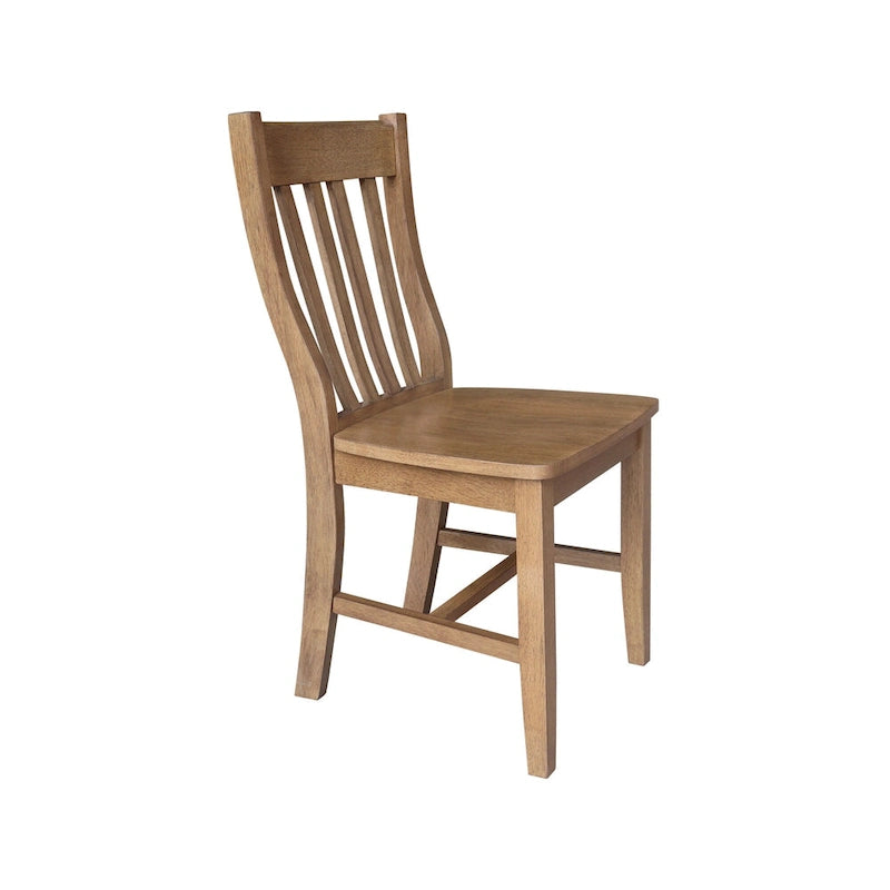 Chaises d'école en bois massif