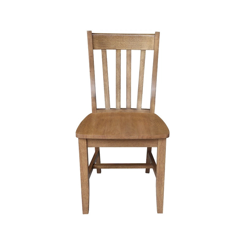 Chaises d'école en bois massif