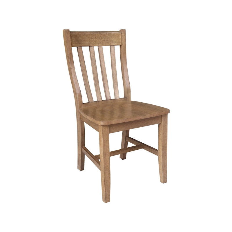 Chaises d'école en bois massif