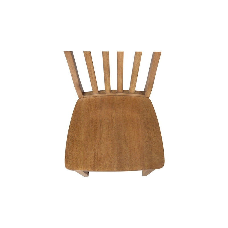Chaises d'école en bois massif