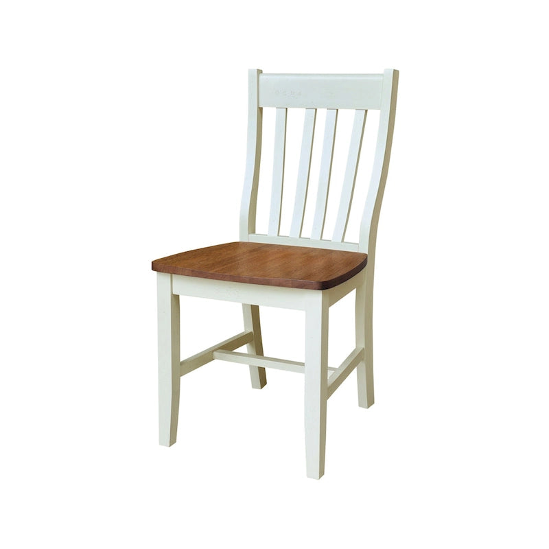 Chaises d'école en bois massif