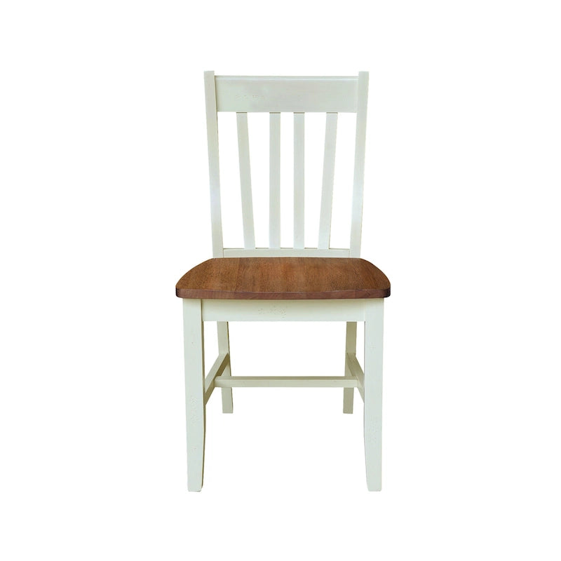 Chaises d'école en bois massif