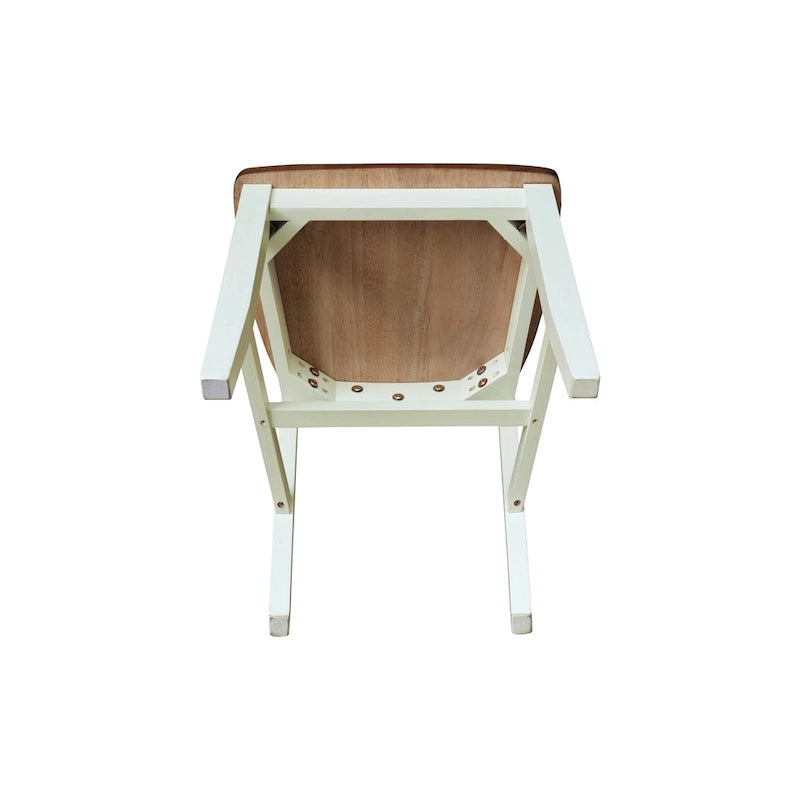 Chaises d'école en bois massif