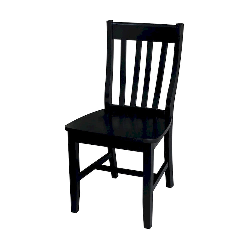 Chaises d'école en bois massif