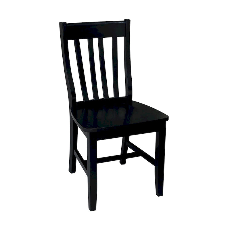 Chaises d'école en bois massif