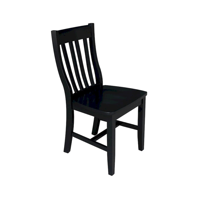 Chaises d'école en bois massif