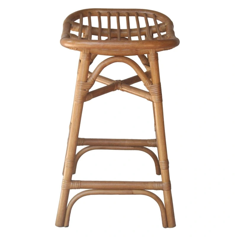 Tabouret de bar en rotin