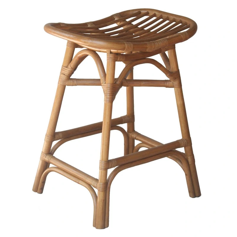 Tabouret de bar en rotin