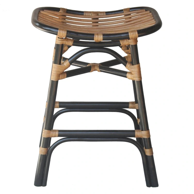 Tabouret de bar en rotin