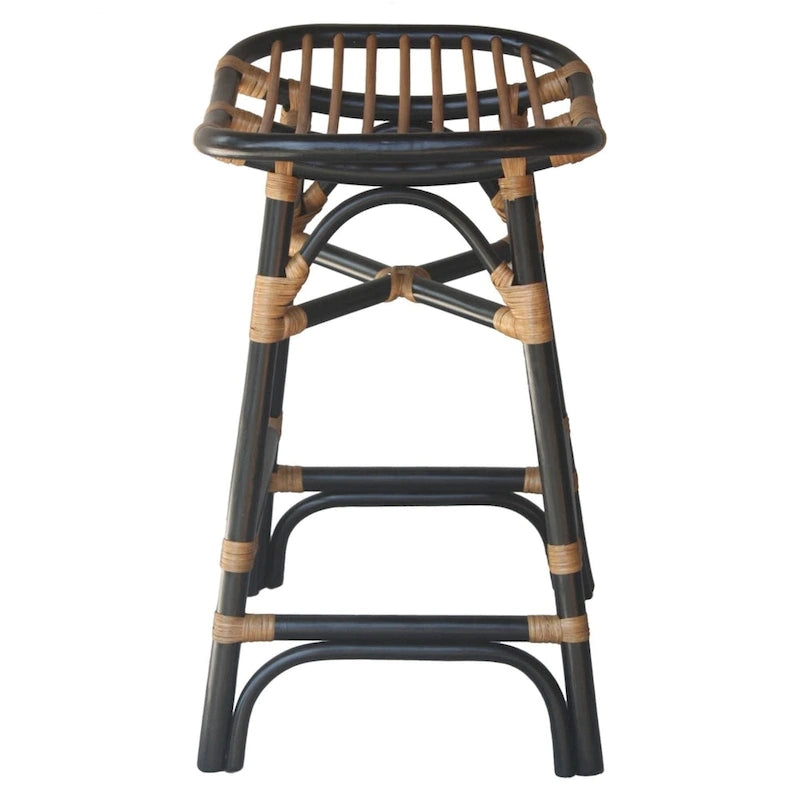 Tabouret de bar en rotin