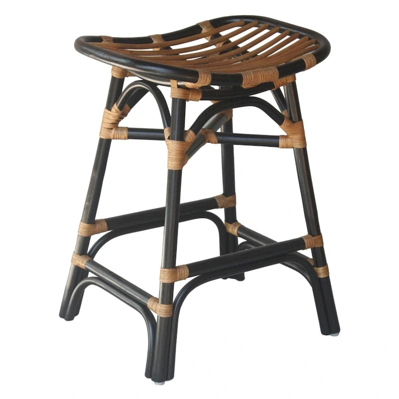 Tabouret de bar en rotin