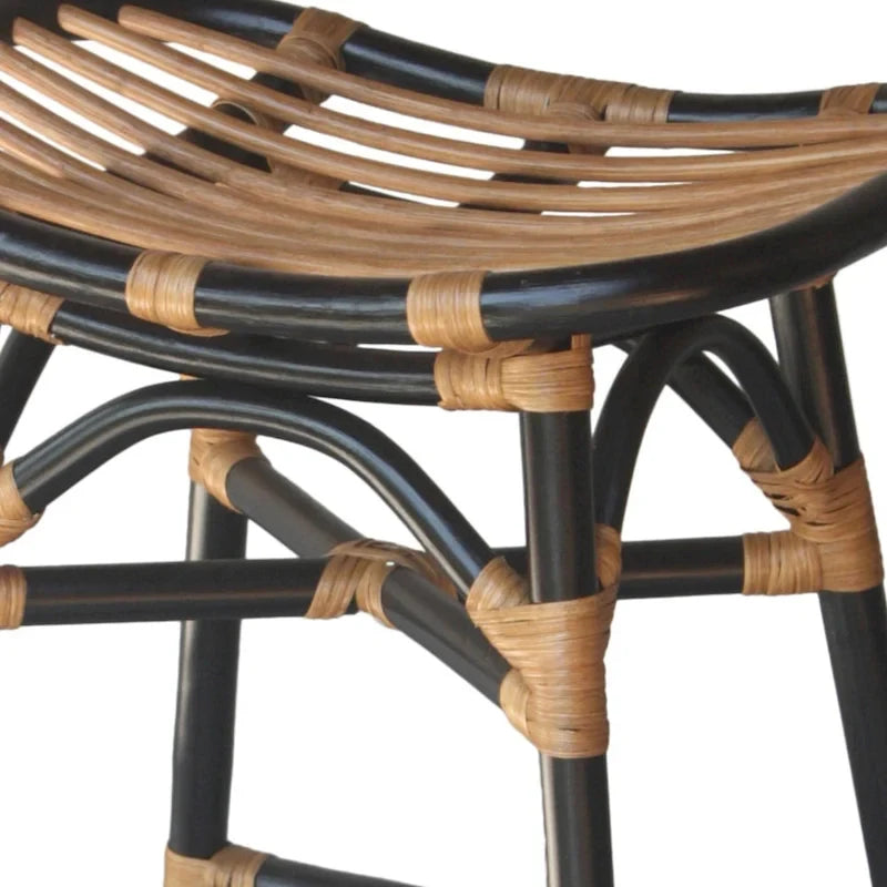 Tabouret de bar en rotin