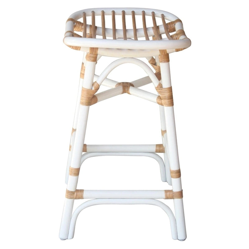 Tabouret de bar en rotin