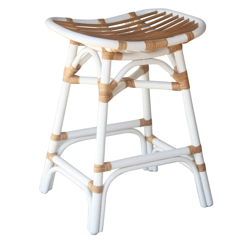 Tabouret de bar en rotin