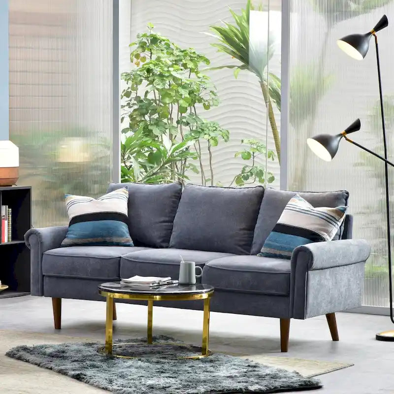 Canapé rembourré de style Mid-century