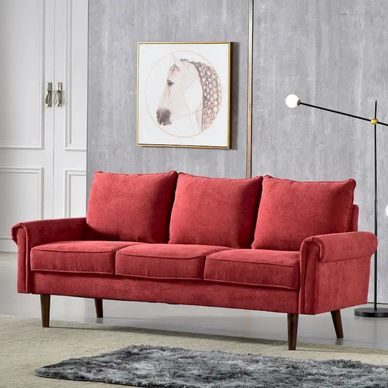 Canapé rembourré de style Mid-century