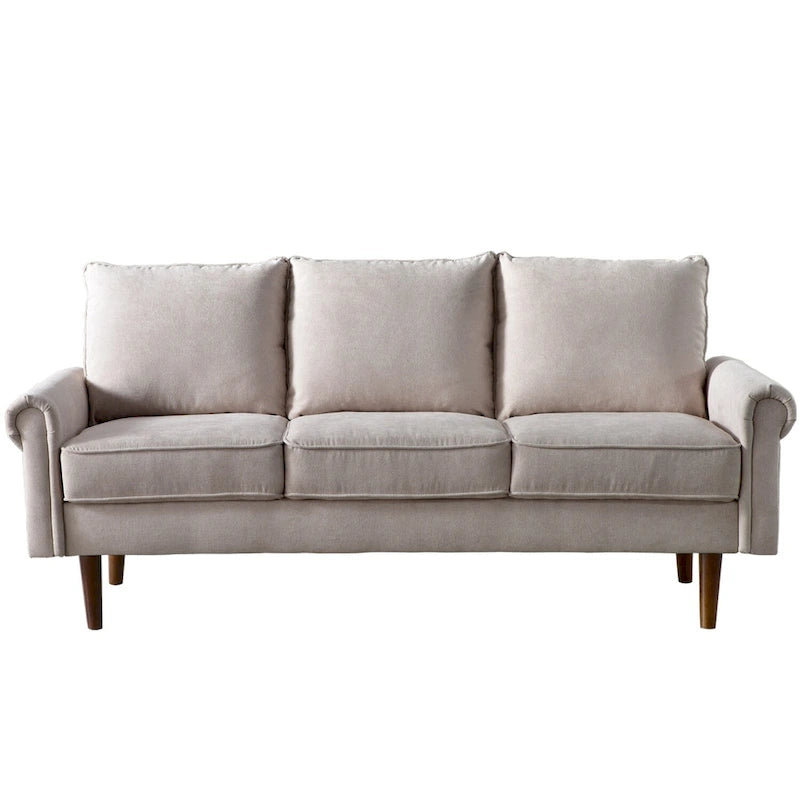 Canapé rembourré de style Mid-century