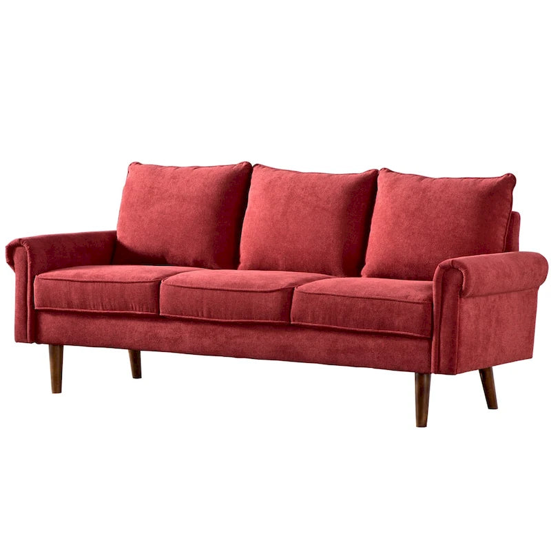 Canapé rembourré de style Mid-century
