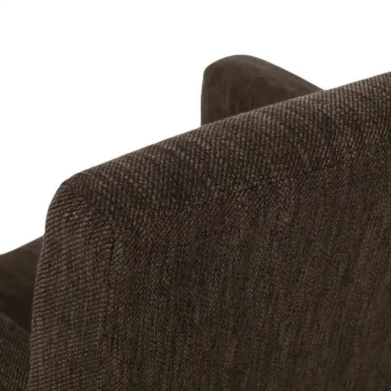 Tabourets de comptoir en bois rembourrés en tissu