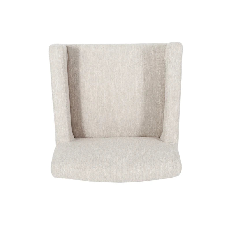Tabourets de comptoir en bois rembourrés en tissu