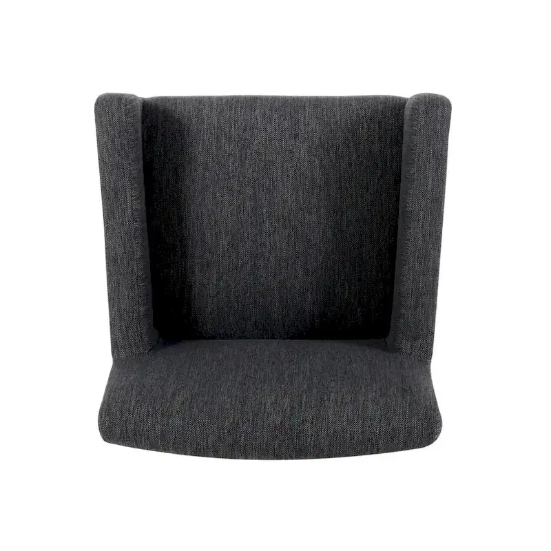 Tabourets de comptoir en bois rembourrés en tissu