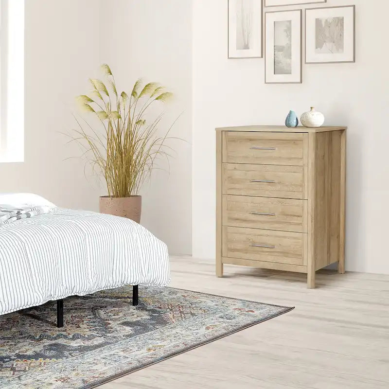 Table de chevet commode 4 tiroirs