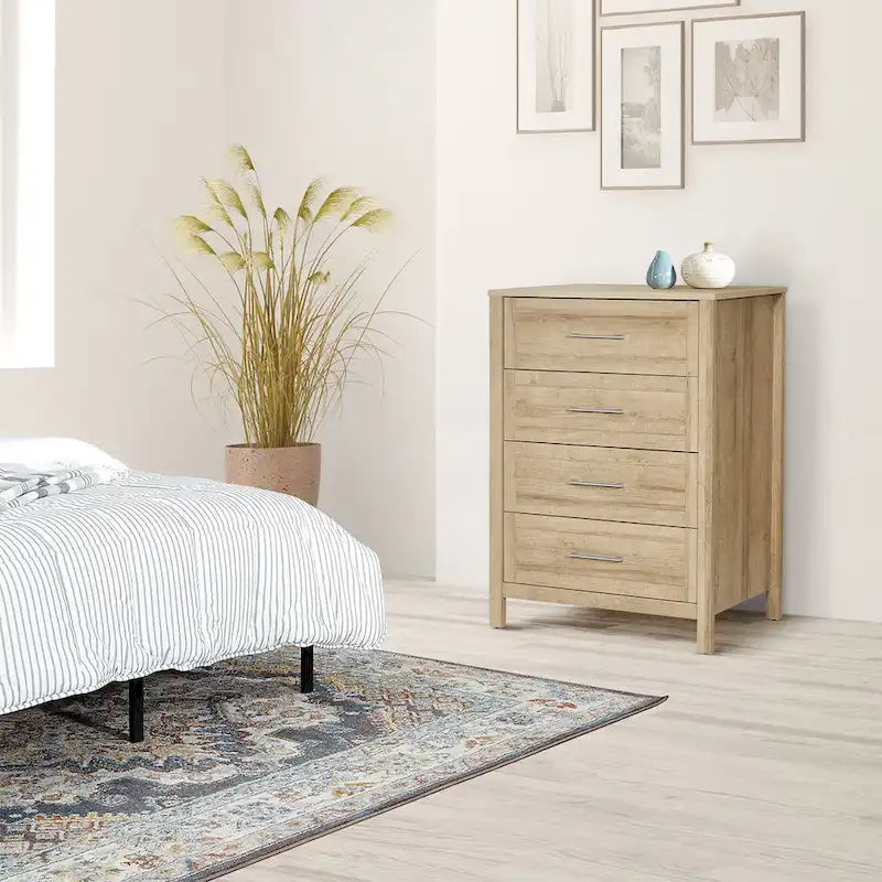 Table de chevet commode 4 tiroirs