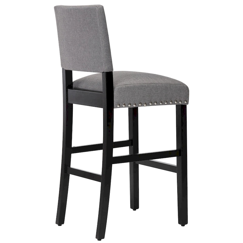Tabourets de bar en tissu Chaises de bar rembourrées Chaises de pub