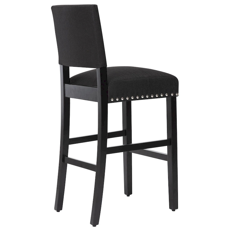 Tabourets de bar en tissu Chaises de bar rembourrées Chaises de pub