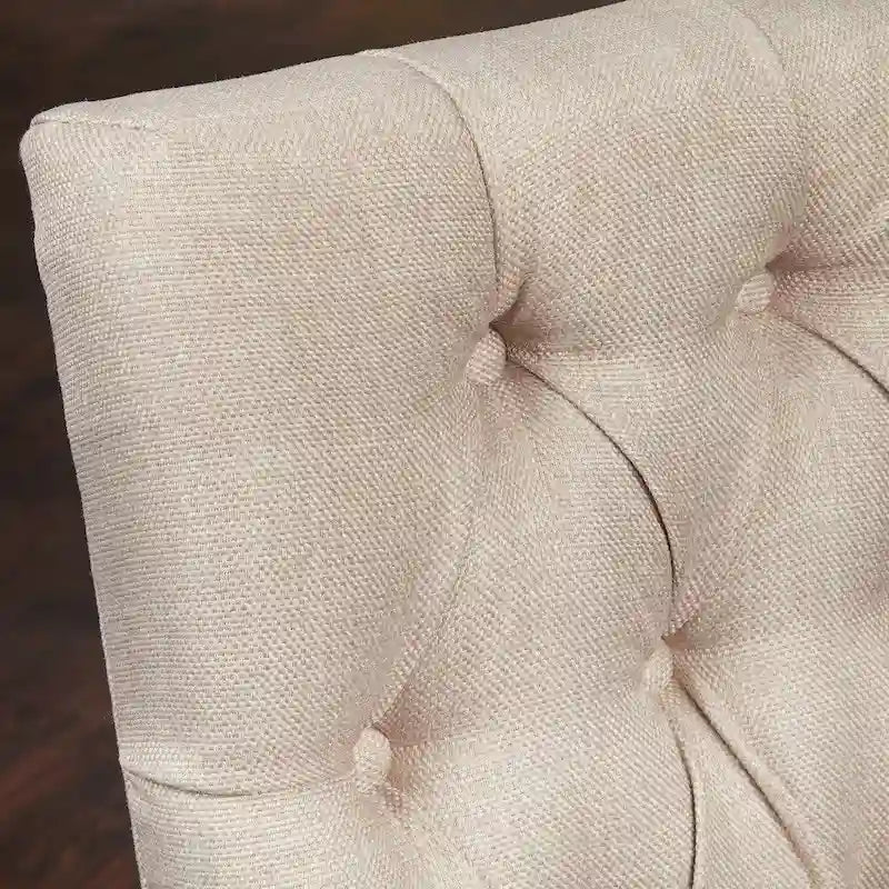 Chaise de salle à manger en bois d'hévéa massif
