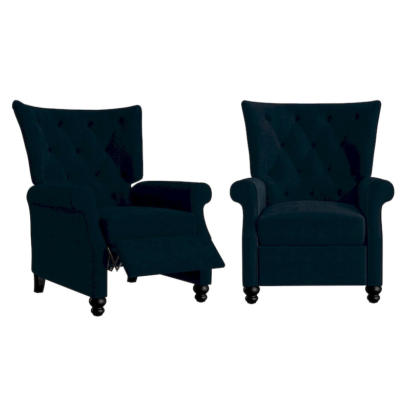 Fauteuils inclinables rembourrés à dossier réglable