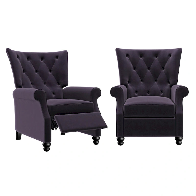 Fauteuils inclinables rembourrés à dossier réglable