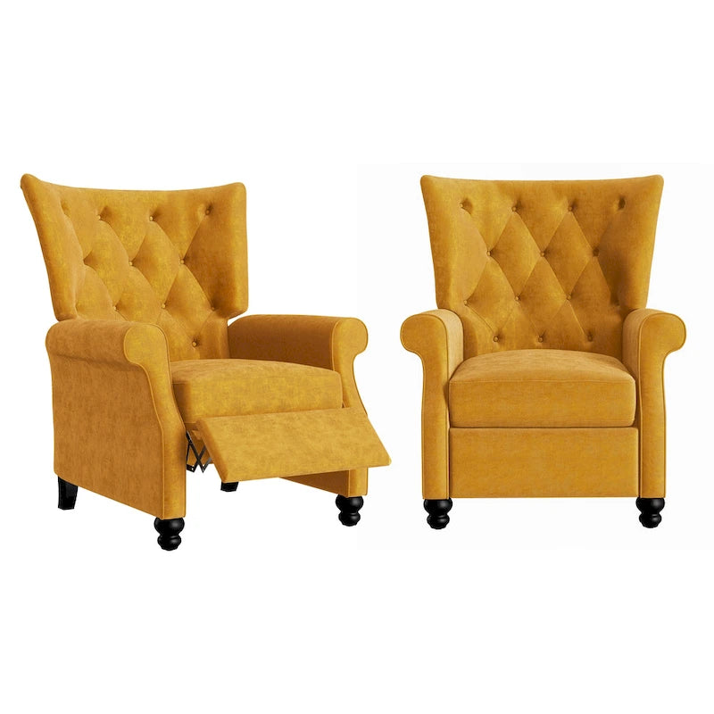 Fauteuils inclinables rembourrés à dossier réglable