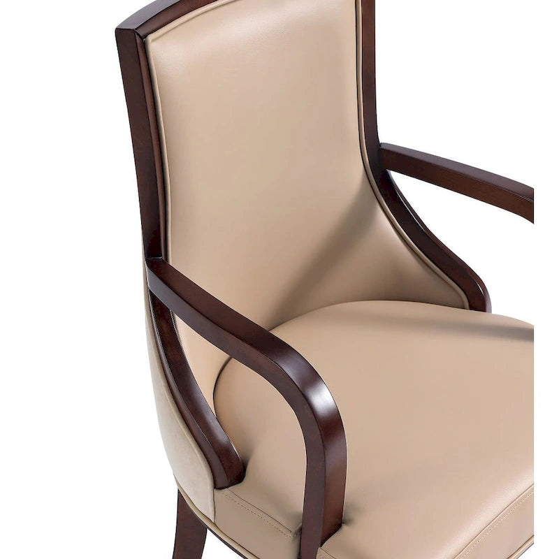 Fauteuil de salle à manger Comfort Grand en similicuir